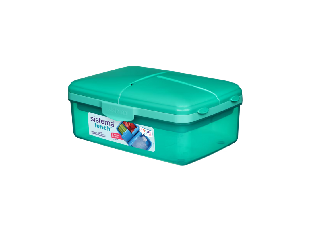Buy Sistema 1.5L Slimline Quaddie™ Lunch Box | in Qatar Buy Sistema 1.5L Slimline Quaddie™ Lunch Box | in Qatar